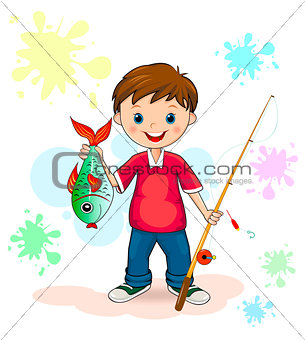 Fisherman and fish