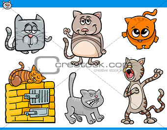 cartoon cat characters collection