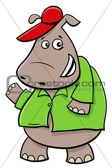 hippopotamus cartoon character