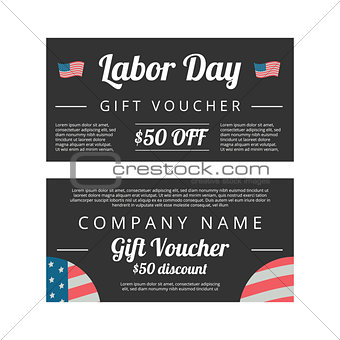 Labor day Gift voucher