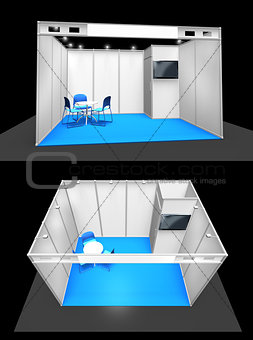 Basic exhibition booth stand