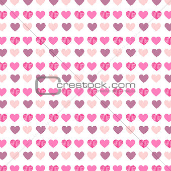 Hearts pattern background 