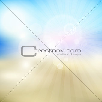 Summer themed blur background 