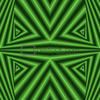 Abstract geometric pattern in green colors