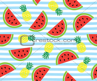 Vector Watermelon Background