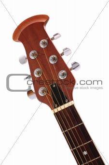 brown guitar neck