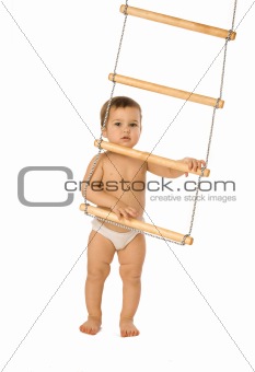 Boy with a rope-ladder 2