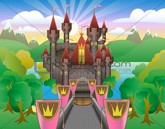 Fairytale Beautiful Castle