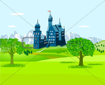 Castle in the countryside