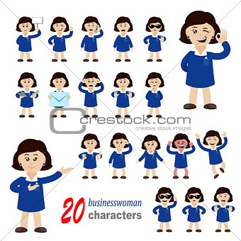 20 businesswoman characters