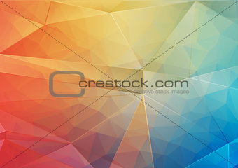 Abstract background with gradient triangle shapes