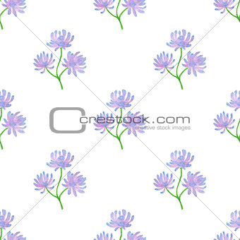 Pattern with violet pattern