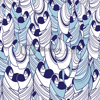 Seamless abstract graphic pattern