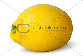 Ripe refreshing lemon turned