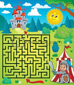 Maze 3 with knight theme