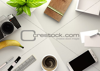 Office Desktop View with Business Objects