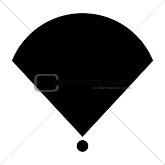 Location or radar  the black color icon .