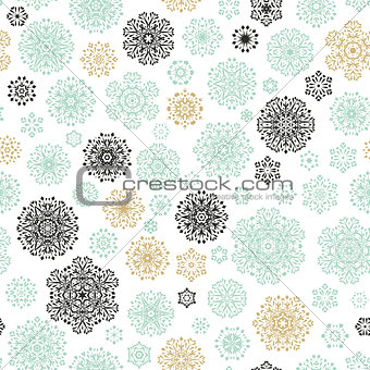 Christmas and New Year seamless pattern. EPS 10 vector