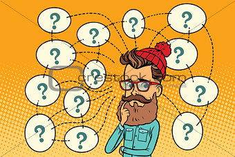 Hipster solves the problem, questions and reflections