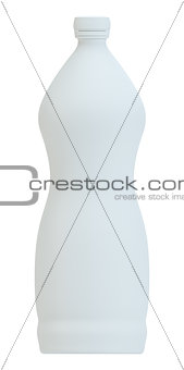 Plastic bottle template for milk, Blank mock up