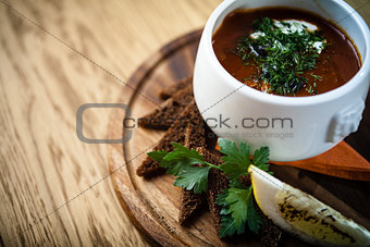 Saltwort beef soup