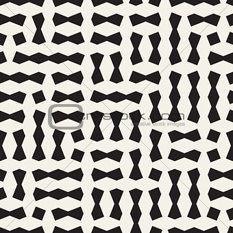 Seamless geometric lattice pattern. Irregular abstract grid background. Stylish vector texture