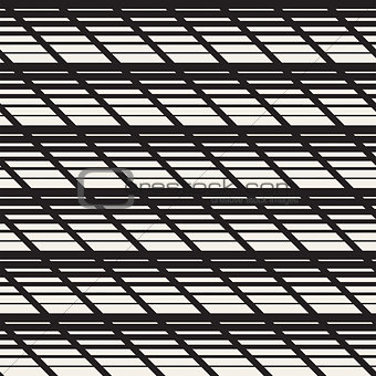 Line halftone gradient. Modern background design. Stylish geometric lattice.  Vector seamless pattern