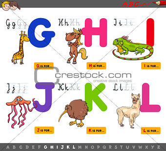 educational cartoon alphabet for children