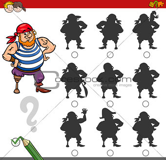 shadow game activity with pirate