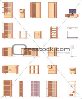 Vector cabinets set