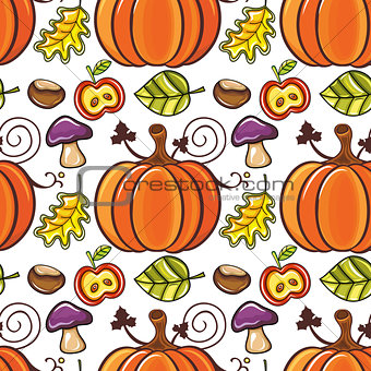 Autumn seamless pattern series