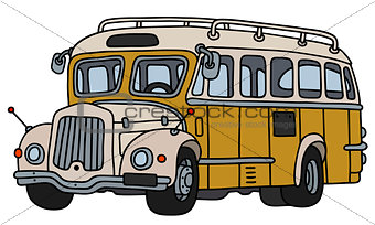 Classic yellow bus