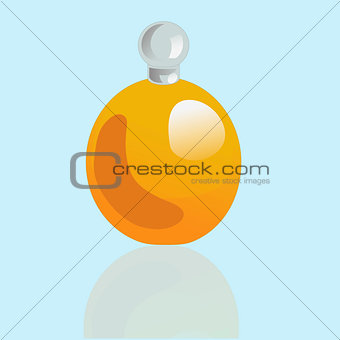 Rotund mockup realistic cosmetic bottle, container. Dispenser for cream, and other cosmetics. Vector illustration.