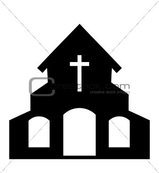 vector church icon