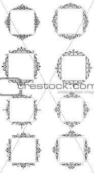 Vintage baroque frame