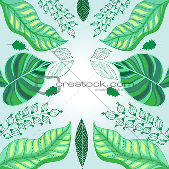 Vector Graphics green foliage