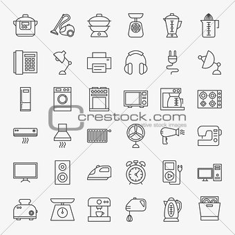 Household Line Icons