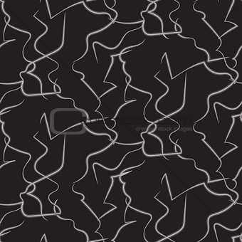 Abstract vector white and black geo pattern.