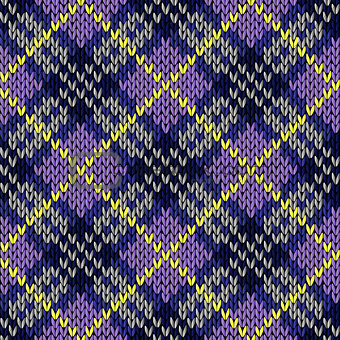Knitted seamless pattern