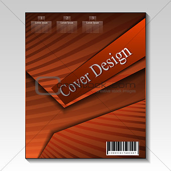 Abstract cover design.Vector template.