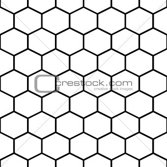 Honey comb cells vector seamless pattern.