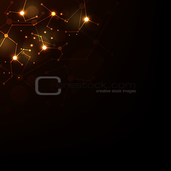 Vector abstract background technology network design.