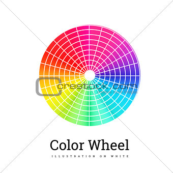 Color Wheel vector illustration