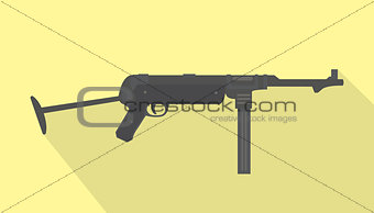 mp40 german submachine gun world war 2 classic