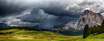 Storm over the mountains