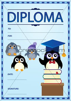Diploma template image 1