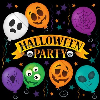 Halloween party sign topic image 2