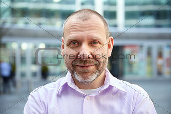 Portrait of casual man with beard