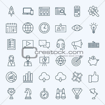 Line Startup Icons