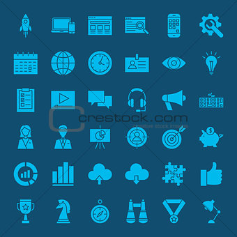 Startup Glyph Web Icons